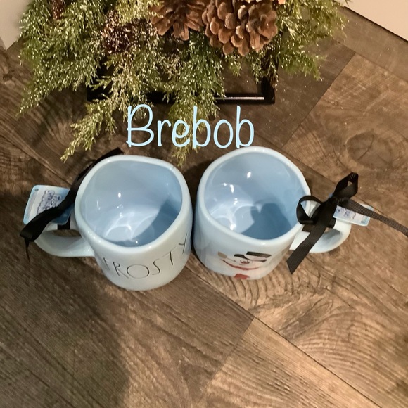 Rae Dunn Frosty the Snowman double sided Mugs ❄️ Set 2 - Picture 3 of 5